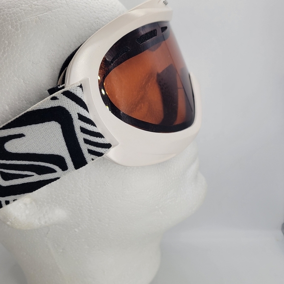 Scott Ski Snowboard MotorCross Goggles White/Black/ Amber Lens - Picture 8 of 9